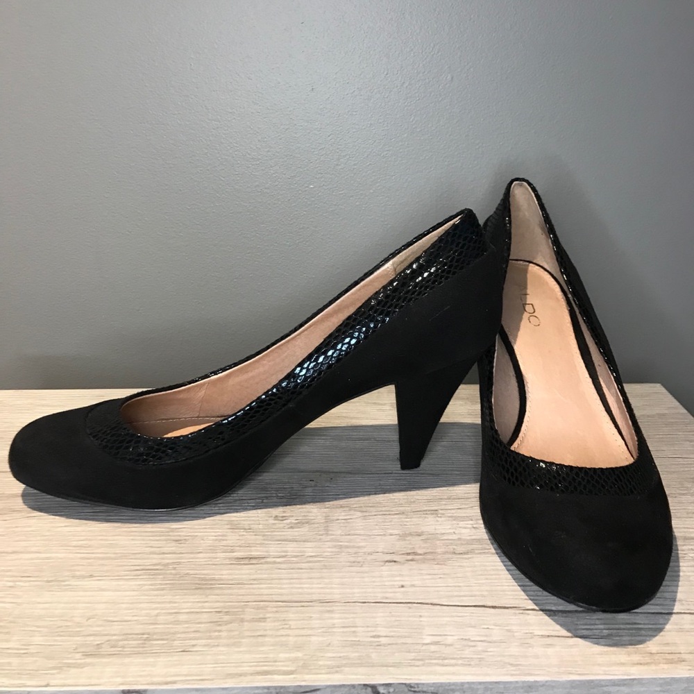 Suede Heels